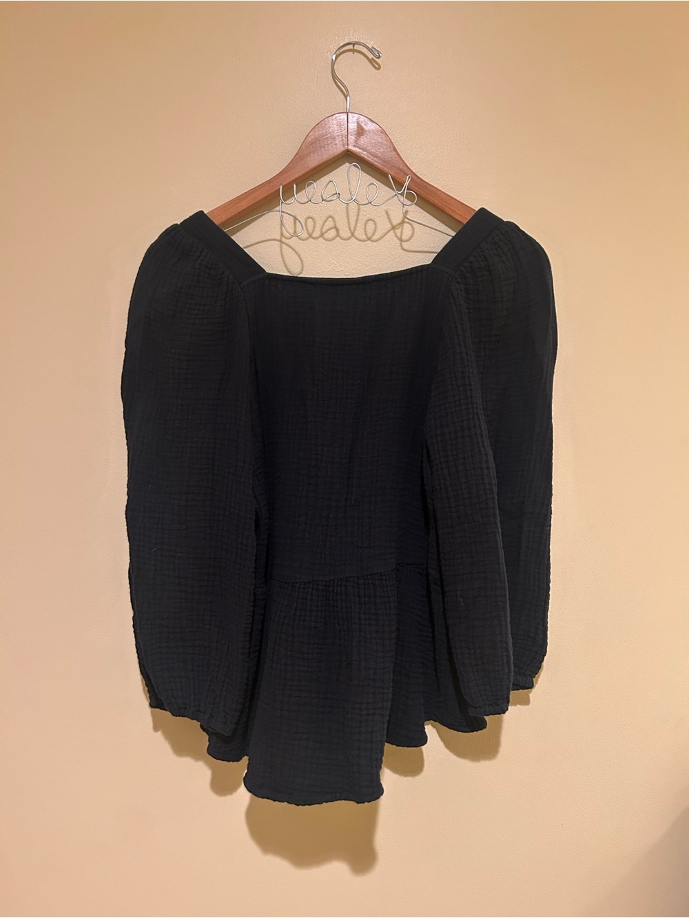 Madewell Women’s Black Flowy Tunic Size XS Like New Condition